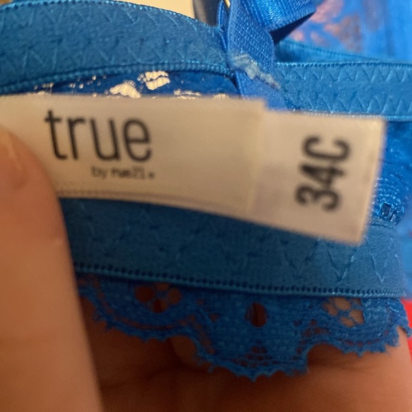 Blue push up bra - Picture 3 of 3